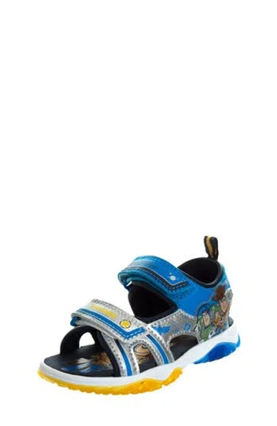 Josmo Kids' Disney Toy Story Sandal In Blue/silver