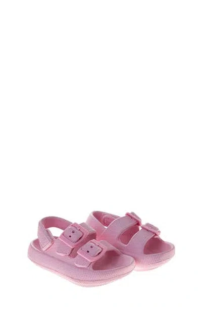 Josmo Kids' Double Buckle Sandal In Pink