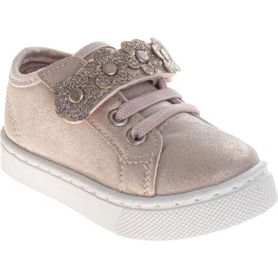 Josmo Kids' Embellished Low Top Sneaker In Pink