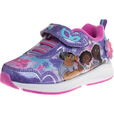 Josmo Kids' Encanto® Light Up Sneaker In Purple/fuchsia