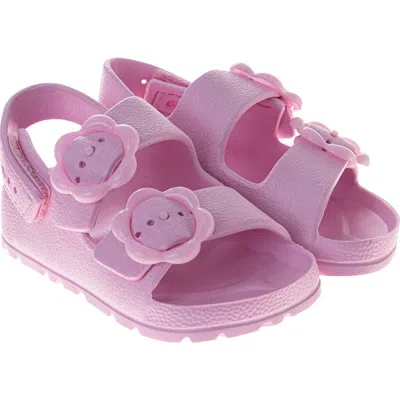 Josmo Kids' Floral Buckle Slingback Sandal