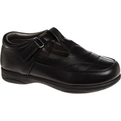 Josmo Kids' French Toast T-strap Mary Jane School Shoes In Black
