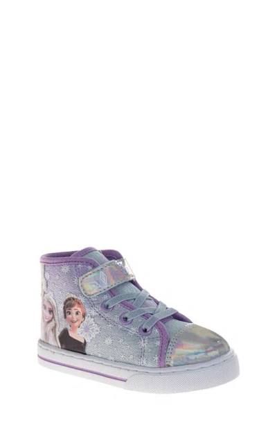 Josmo Kids' Frozen High Top Sneaker In Purple
