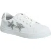 Josmo Kids' Glitter Star Low Sneaker In White