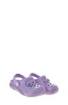 Josmo Kids' Heart Pattern Clog In Lavander