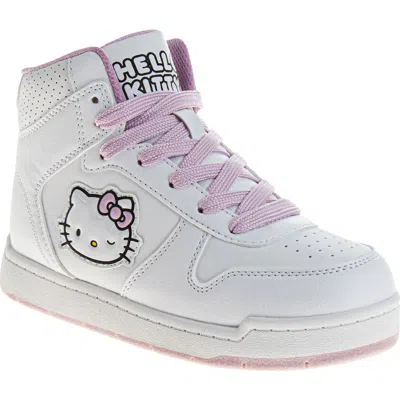 Josmo Kids' Hello Kitty® High Top Sneaker In White