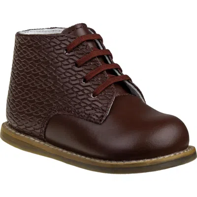 Josmo Kids' Logan Woven Walking Boot In Burgundy