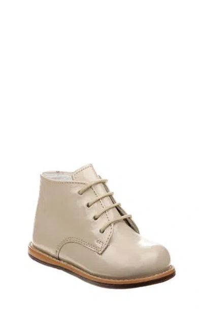 Josmo Kids' Ostrich Texture Faux Leather Bootie In Neutral