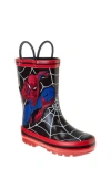 Josmo Kids' Spider-man Rain Boot In Black