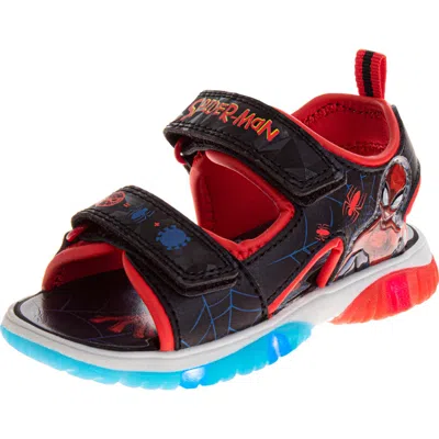 Josmo Kids' Spider-man Sandal In Black/red