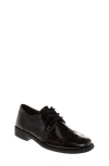 Josmo Kids' Wingtip Derby In Black Patent