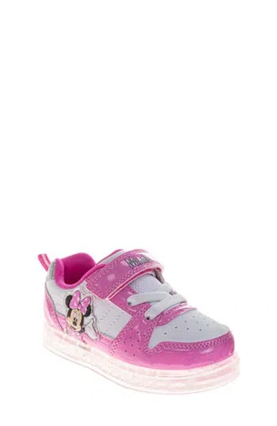 Josmo Kids' X Disney Minnie Mouse Light-up Sneaker In Multi