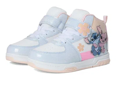 Josmo Lili Stitch Sneakers (little Kid/big Kid) Girls Shoes Blue/pink: 4 Big Kid M