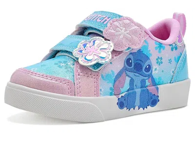 Josmo Lilo Stitch Sneaker (toddler/little Kid) Girls Shoes Blue/pink: 9 Toddler M, Synthetic