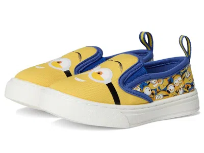 Josmo Minions Canvas Slip On Sneakers (toddler/little Kid) Boys Shoes Yellow : 10 Toddler M, Textile