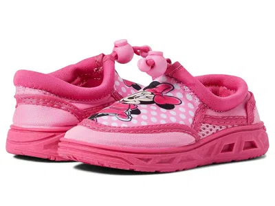 Josmo Minnie Aqua Sock (toddler/little Kid) Girl's Shoes Pink: 11-12 Little Kid M In Multi