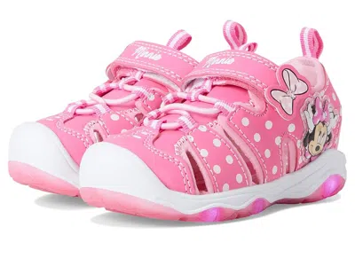 Josmo Minnie Mouse Fisherman Sandal (little Kid) Girls Shoes Pink : 12 Little Kid M, Rubber