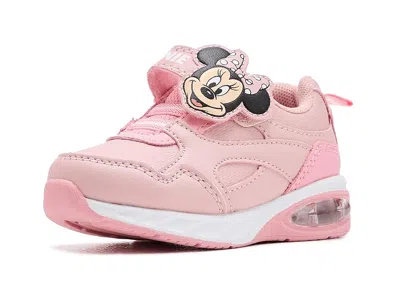 Josmo Minnie Mouse Lighted Sneakers (toddler/little Kid) Girls Shoes Pink 2 : 6 Toddler M, Faux Leather