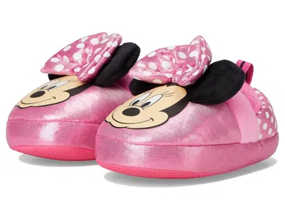 Josmo Minnie Slipper (toddler/little Kid) Girls Shoes Pink 2 : 11-12 Little Kid M, Textile In Multi