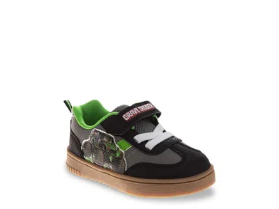 Josmo Monster Jam Grave Digger Sneaker Kids' In Black/grey/green
