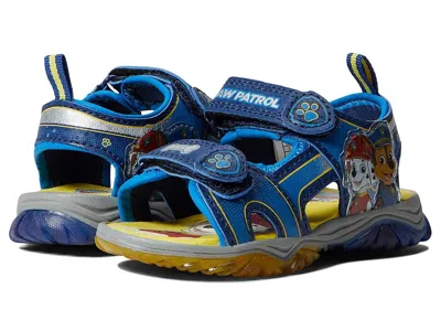 Josmo Paw Patrol Lighted River Sandal (toddler/little Kid) Boys Shoes Navy/yellow : 12 Little Kid M, Synth In Blue