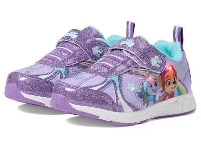 Josmo Paw Patrol Skye Lighted Sneaker (toddler/little Kid) Girl's Shoes Purple : 12 Little Kid M In Multi