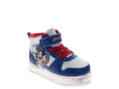 Josmo Sega Sonic The Hedgehog Hightop Sneaker Kids' In Blue