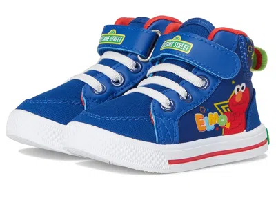 Josmo Sesame Street Elmo High Top Sneaker (toddler/little Kid) Kids Shoes Blue : 9 Toddler M, Synthetic