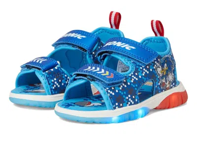 Josmo Sonic The Hedgehog Lighted Sandal (toddler/little Kid) Boys Shoes Blue : 7 Toddler M, Synthetic