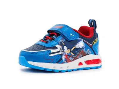 Josmo Sonic The Hedgehog Lighted Sneakers (toddler/little Kid) Boys Shoes Blue 1 : 10 Toddler M, Synthetic