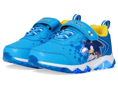 Josmo Sonic The Hedgehog Lighted Sneakers (toddler/little Kid) Boys Shoes Blue : 8 Toddler M, Synthetic