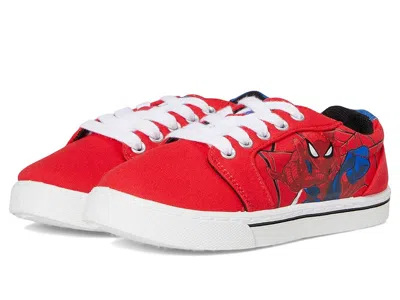 Josmo Spiderman Canvas Sneakers (little Kid/big Kid) Boys Shoes Red : 1 Little Kid M