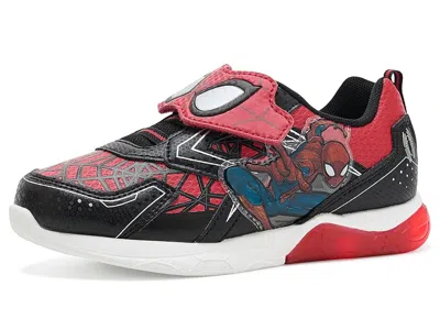 Josmo Kids' Spiderman Lighted Sneaker Boys Shoes Red/blue: 5 Toddler M, Leather