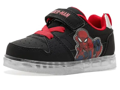 Josmo Spiderman Sneakers (toddler/little Kid) Boys Shoes Black/red : 9 Toddler M, Synthetic In Multi