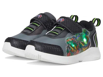 Josmo Teenage Mutant Ninja Turtles Lighted Sneaker (toddler/little Kid) Boy's Shoes Grey/black : 12 Little In Multi