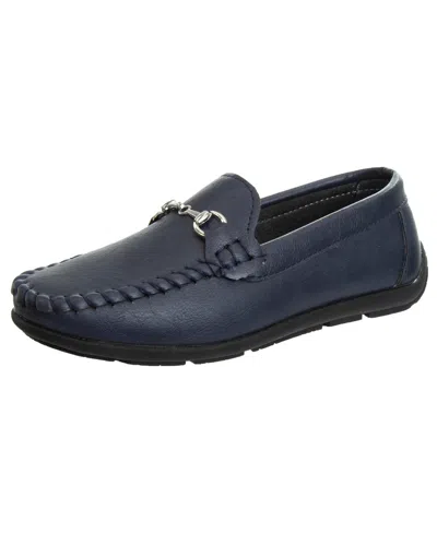 Josmo Kids' Toddler And Little Boys Loafer Dress Shoes In Navy