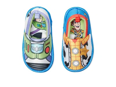 Josmo Toy Story Slipper(toddler/little Kid/big Kid) Boys Shoes Red/blue : 7-8 Toddler M, Polyester In Multi