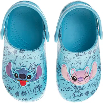 Josmo X Disney® Kids' Lilo & Stitch Angel Mismatch Clog In Blue