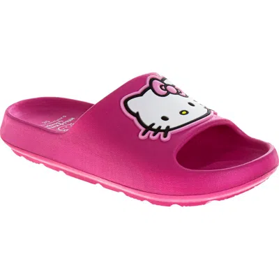 Josmo X Hello Kitty® Waterproof Slide Sandal In Fuchsia