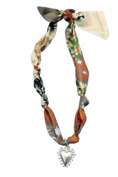 Josslyn By Wall To Wall Women's Handcrafted Scarf Necklaces In Brown