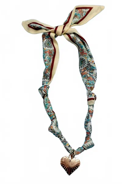 Josslyn By Wall To Wall Women's Handcrafted Scarf Necklaces In Cream In White