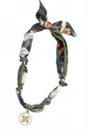 Josslyn By Wall To Wall Women's Handcrafted Scarf Necklaces In Green In Green