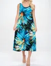 Jostar Vacation Vibes Voyage Dress In Multi In Multi