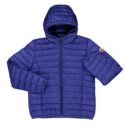 Jott Kids Carla Lightweight Hooded Down Jacket In Blue