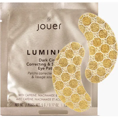 Jouer Cosmetics Luminize Eye Patches Dark Circle Correcting & Smoothing $36 Value In Transparent