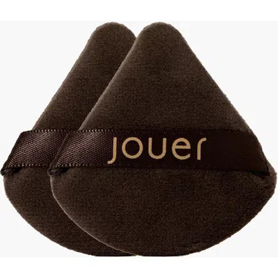 Jouer Cosmetics Perfecting Puff Set In Brown