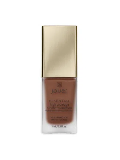 Jouer Women's Essential High Coverage Crème Foundation In Mahogany In White