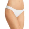 Joues De Sable Sophia Womens Ruched Foldover Swim Bottom Separates In White