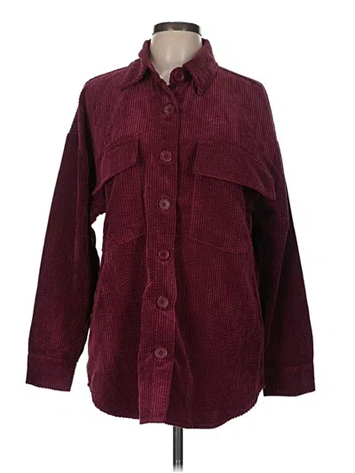 Pre-owned Joujou Cardigan Sweater In Burgundy
