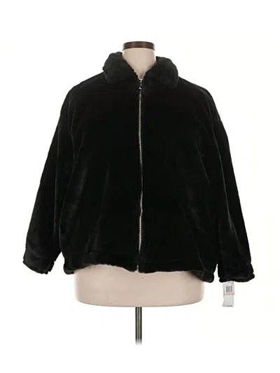 Joujou Faux Fur Jacket In Black